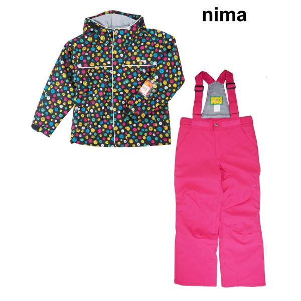 ≪1セット限り!! 160cm≫ ニーマ nima「ジュニア ガールズ サイズ調節機能付きスキーウエ...