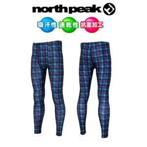 【郵便受け投函で送料無料】≪1枚限り!! Lサイズ≫ ノースピーク north peak メンズ スパッツ 「ロングインナータイツ」 NP-8021｜fst