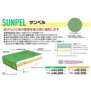【一畳から発送】軽量化学柔道畳≪警察道場でも採用、衝撃最大限緩和≫「サンペル」