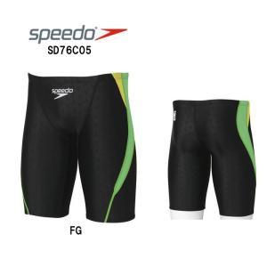 スピード(Speedo)男性用競泳水着《FINA承認》「FLEXシグマメンズジャマー7/Fグリーン」SD76C05-FG｜fst