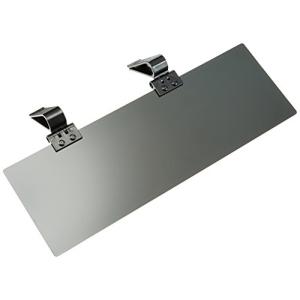 ジェットイノウエ(JET INOUE) アクリルサンバイザー 乗用車 2tトラック 450*150mm クリップ挟み込みタイプ 日除け カーバイザー トラックバイザー ブラックスモ