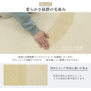 ラグ カーペット ラグマット 洗える 2畳 1...の詳細画像3