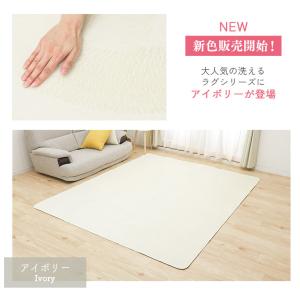 ラグ カーペット ラグマット 洗える 1.5畳...の詳細画像1