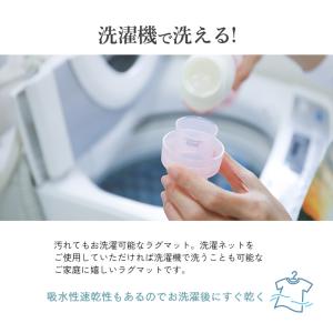 ラグ カーペット ラグマット 洗える 1.5畳...の詳細画像5