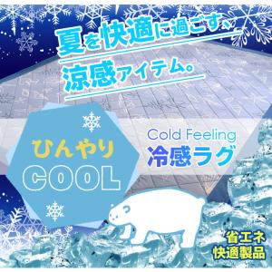ラグ 夏 ひんやり 冷感 接触冷感 ラグ 13...の詳細画像1