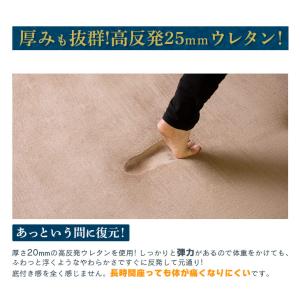 ラグ カーペット 厚手 高反発ラグ 極厚 25...の詳細画像4