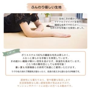 ラグ カーペット 厚手 低反発ラグ 極厚 25...の詳細画像4
