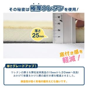 マット 厚手 低反発キッチンマット 極厚25m...の詳細画像2
