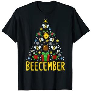 Beecember 蜂の養蜂 クリスマス 養蜂家プレゼント Tシャツ｜fsxray