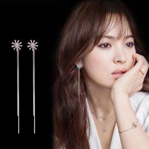 ピアス 揺れる 2way ロングチェーンピアス ...の商品画像