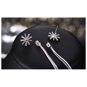 ピアス 揺れる 2way ロングチェーンピアス...の詳細画像2