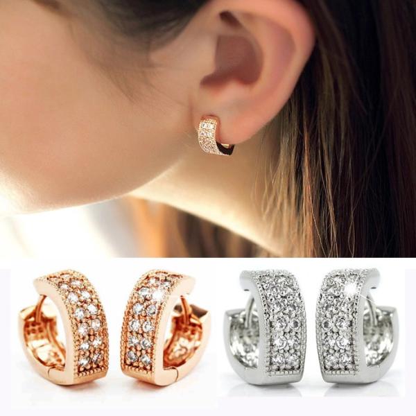 フープピアス レディース オープンハート K18仕上げ シルバー ピンクゴールド CZダイヤモンド ...