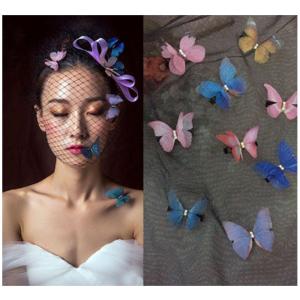 ヘアピン ヘアクリップ ヘアアクセサリー バタ...の詳細画像1