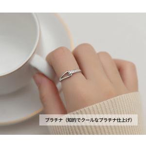 指輪 フリーサイズ リング レディース ノット...の詳細画像4