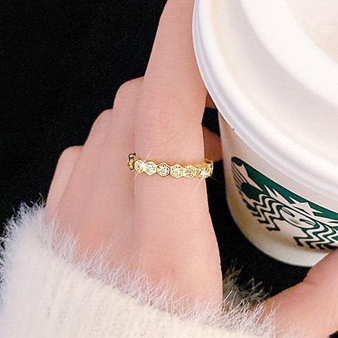 指輪 レディース リング C型リング CZダイヤ 金属アレルギー対応 ポイント消化 誕生日 プレゼン...