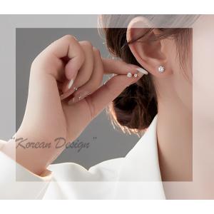 ピアス レディース 一粒ダイヤ CZ 小さめ ...の詳細画像1