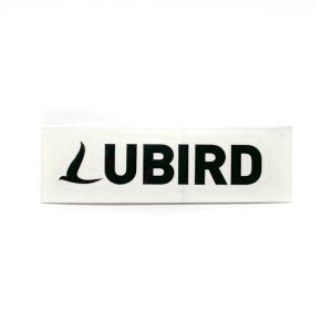 LUBIRD/ルバード　ステッカー　抜き文字（ブラック）　Sサイズ2枚セット