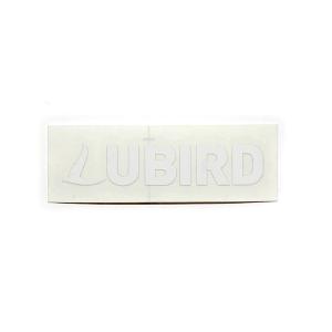 LUBIRD/ルバード　ステッカー　抜き文字（ホワイト）　Sサイズ2枚セット｜ftk-oil-products