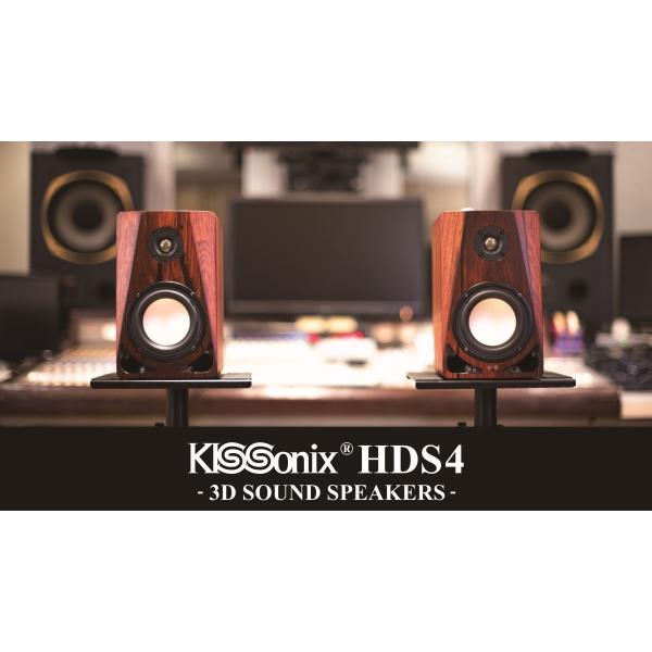 KISSonix 3D Sound Speakers Piano Black