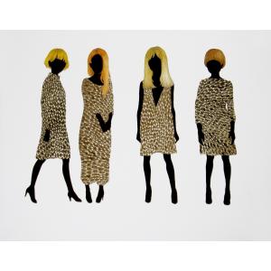 【長増恵理子〈drawing-4〉 ギャルリ・シェーヌ アート作品】