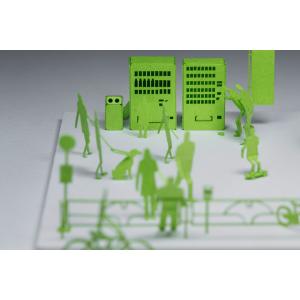 1／100添景セットNo．5 東京編 ライトグリーン