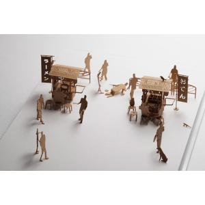 1／100添景セットNo．20 屋台編 ベージュ