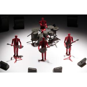 1／100添景セットNo37ロックスター レッド×ダークグレー