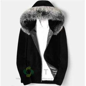 高級ファー付きメンズコートの商品一覧 通販 Yahoo ショッピング
