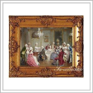 ポンパドール夫人額絵 ゴールドダブルフレーム Sサイズ pompa1S