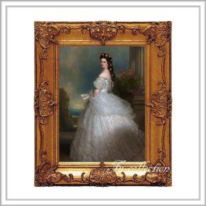 マリーアントワネット額絵 ゴールドダブルフレーム Sサイズ mayS