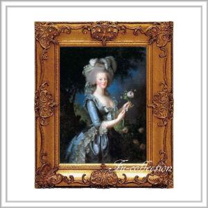 green！！ マリーアントワネット　　額入り 華麗 大きなマリーアントワネット額装 - 薔薇と天使のアンティーク