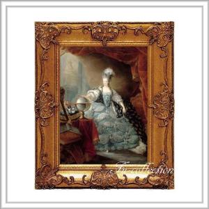 マリーアントワネット額絵 ゴールドダブルフレーム Sサイズ mayS