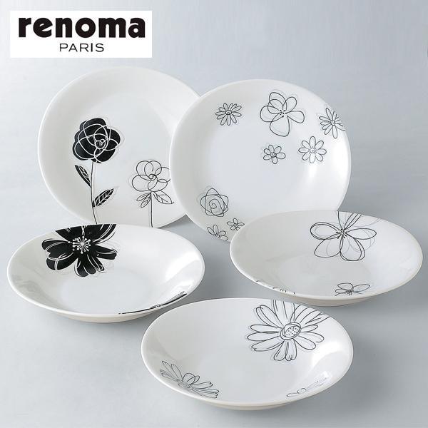 renoma　レノマ　R-8027　パスタ＆カレー皿セット(皿×5) 28314