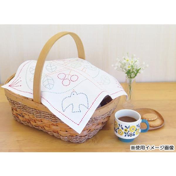 オリムパス　刺し子キット　北欧モチーフの花ふきん　ツリー　SK-328