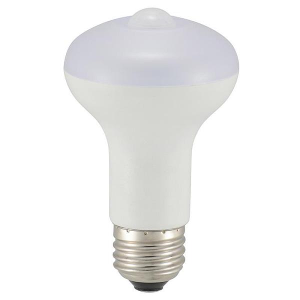 OHM LED電球 レフランプ形 E26 60形相当 人感明暗センサー付 電球色 LDR7L-W/S...