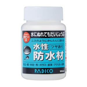 塗料 つや出し 水性 防水材 ホビー用 粘土 紙 木材 布 ガラス クラフト 画材 作品 仕上げ PADICO パジコ 水性防水材 ツヤあり
