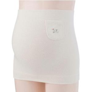 妊婦帯 腹帯 保温 保護 丸編みタイプ 就寝時 安産祈願 ポケット付き 冷え対策 妊娠 犬印 マタニ...