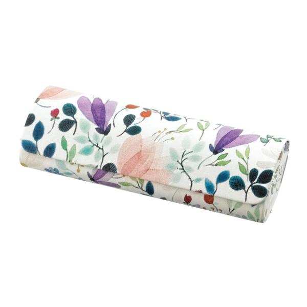 眼鏡ケース 収納ケース 北欧 自然 マグネット式 ハードタイプ 花柄 かわいい 華やか 女性 Ann...
