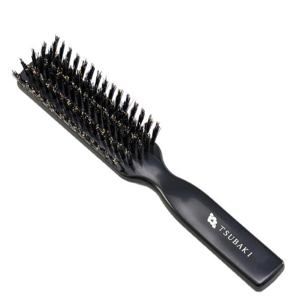 ヘアブラシ 豚毛 椿油 ツヤ髪 まとまる 静電気抑制 枝毛予防 ブラッシング 頭皮ケア 美髪 ツヤツ...