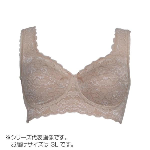 TAMURA Yauco 総レース多機能ブラジャー TYA90 フラックスベージュ3L-TYA90-...