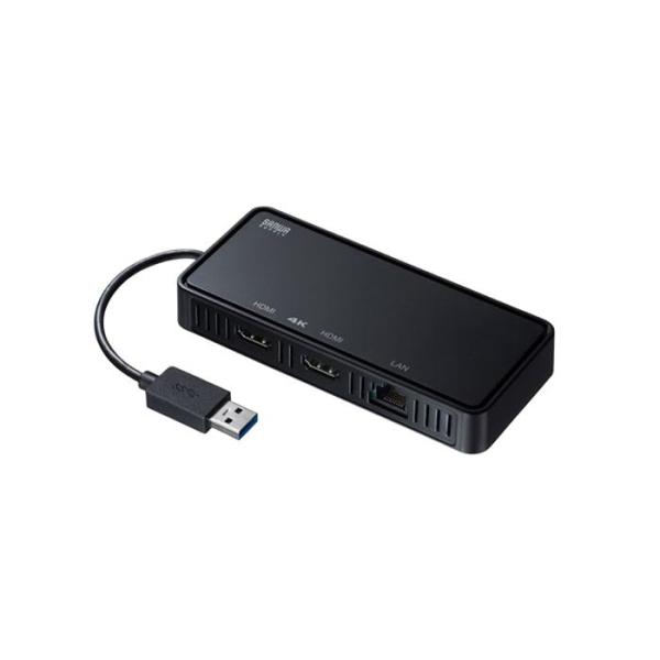 USB3.1-HDMIディスプレイアダプタ(4K対応・ 2出力・LAN-ポート付き) USB-CVU...