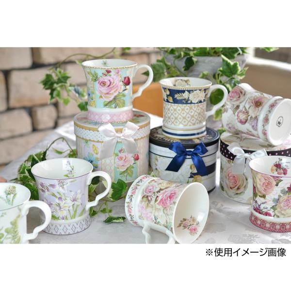 ロイヤルアーデン ギフトBOX入り ニューボーンチャイナマグカップ 花柄　D・37634