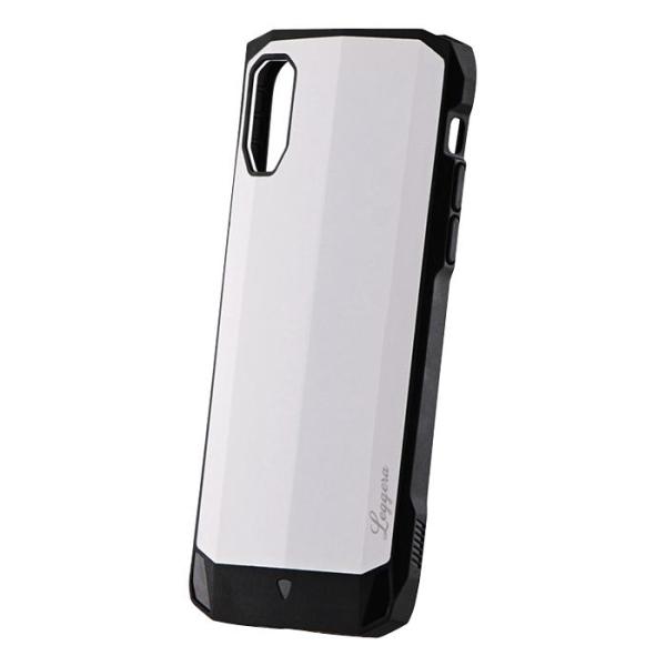iPhoneXS iPhoneX 耐衝撃ハイブリッドケースLEGGERA ソリッドホワイト LP-I...