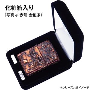 ZIPPO ライズメタル 赤龍 金乱糸 黒の詳細画像2