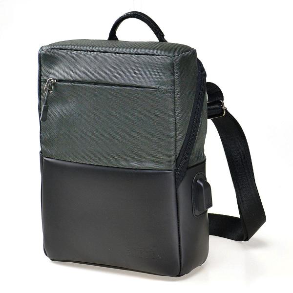 BAGGEX NOFFICE テレワークショルダー縦型 13-6144-20 グレー