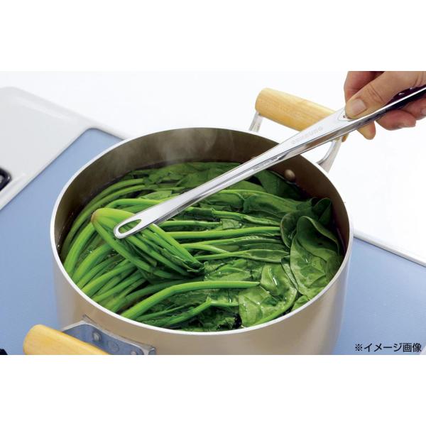 高桑金属　18-8ステンレス菜箸トング　30cm　R-0229