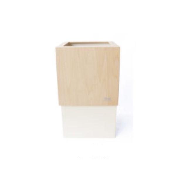 ゴミ箱 シンプル おしゃれ 角型 インテリア コンパクト W CUBE Mサイズ ダブルキューブ ダ...