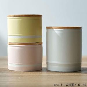 保存容器 ストッカー 調味料 スパイス 陶器 おしゃれ キッチン用品 インテリア 雑貨 新生活 プレゼント ギフト キャニスターM イエロー