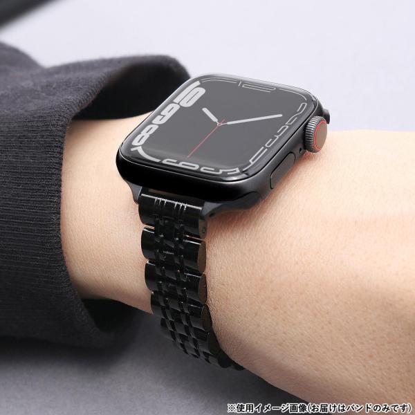 JUBILEE METAL BAND for Apple Watch 41/40/38mm ブラック...