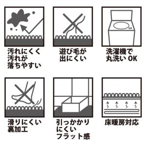 センコー TETOUAN キッチンマット 約5...の詳細画像2
